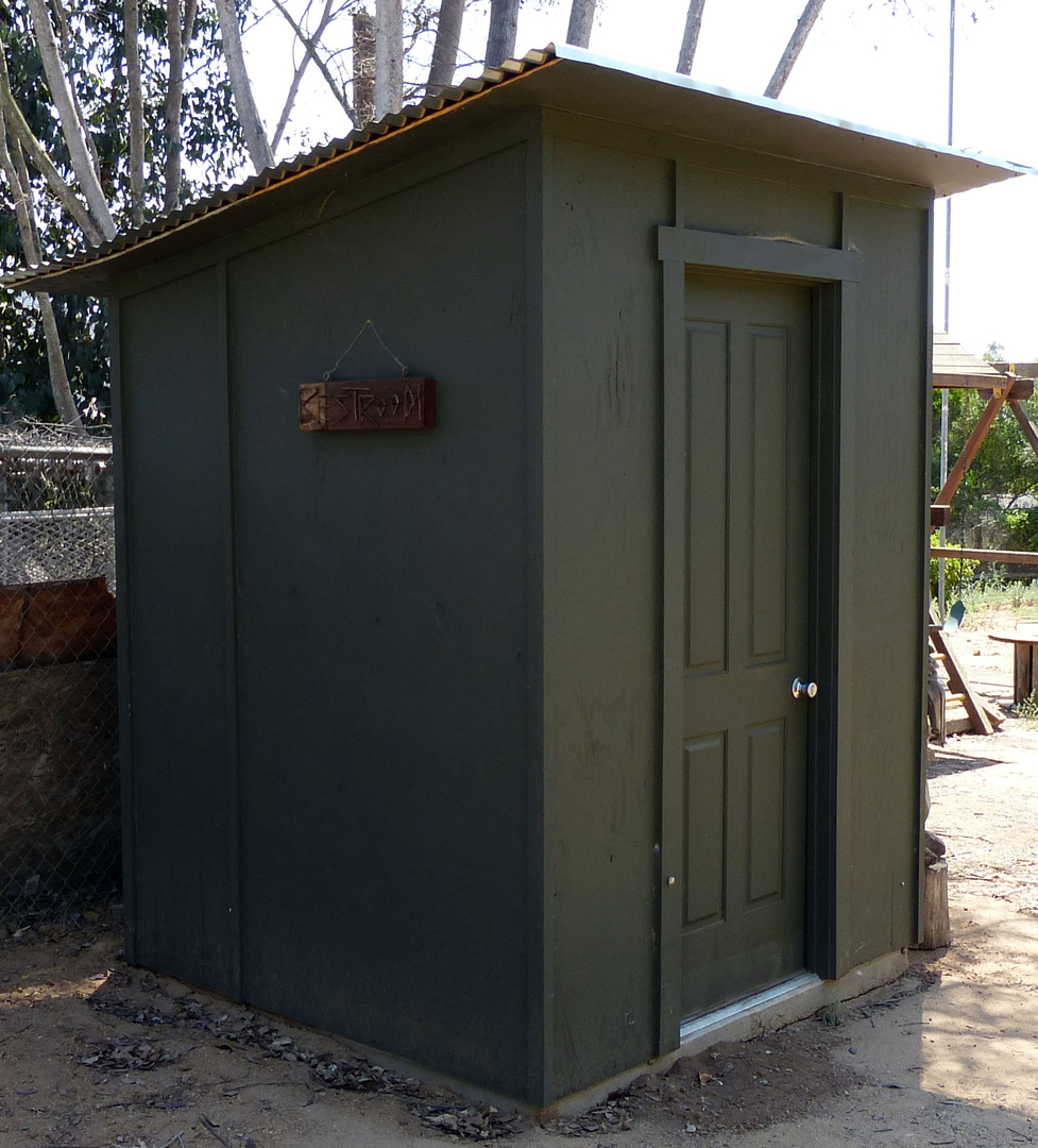 Boarder's Restroom (flush toilet and sink)